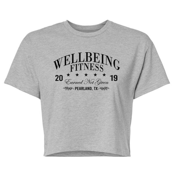 LIFT LAUGH LOVE - WOMEN'S CROP T-SHIRT - $TV75M2$ Thumbnail